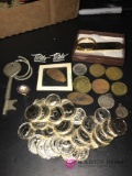 Assorted novelty coins/tokens