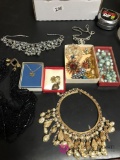 Lg Group of costume jewelry