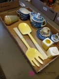 Assorted trinkets and Kitchen Utensil