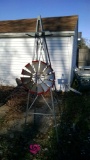 Yard aluminum windmill