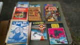 Group of assorted vintage magazines including Star Wars and Star Trek