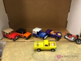 Six vintage matchbox vehicles