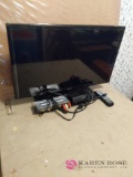 Samsung TV W/ remote and AV accessories