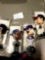 14 mini bobbin heads baseball players