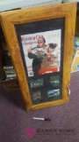 Framed picture of 2000 NASCAR Winston Cup champion Bobby Labonte
