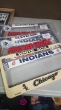 Baseball Cleveland Indians and White Sox auto tag frame