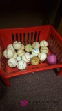 Lot of assorted baseballs