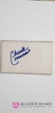 Chuck Connors Signature