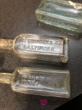 5 Vintage medicine bottles