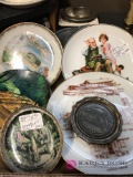 Collectible plates and ashtrays
