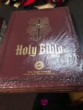 Two holy Bible and flags