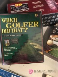Golf puzzles, frames, books,
