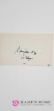Maury Willis Signature