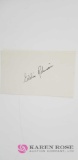 Eddie Robinson Signature