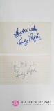 Andy Pafko Signatures