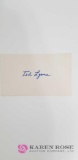 Ted Lyons Signature