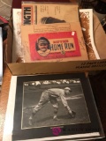 Copies of vintage baseball photos