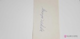 George Uhle Signature