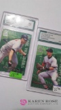 Cal Ripken jr. And Nomar Garciaparra baseball cards