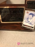 Mickey Mantle plaque