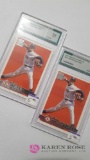 2 #16-U Pedro Martinez baseball cards