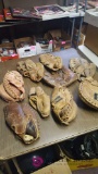 9 collectible baseball mitts