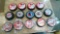 Lot of 14 hockey pucks