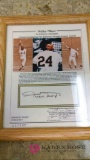 Willie Mays certified autograph