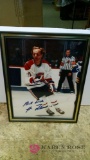 Guy LaFleur autographed hockey picture