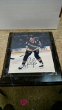 Lemieux autographed picture plaque