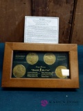 Babe Ruth Medallion Set with Case