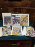 Collectible NHLband MLB Flyers and Comic Books