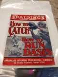 Spalding how to catch how to run bases vintage book