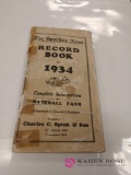 The sporting news 1934 baseball record book