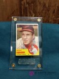 Brooks Robinson Baseball Card with Protective Case