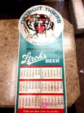 Detroit Tigers 1970 series cardboard calendar