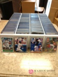 Large collection of sleeve baseball cards