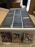 Collection of sleeved baseball cards