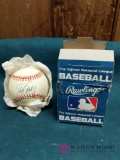 Steve Carlton Autographed Baseball