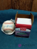 Catfish Hunter Autographed Baseball