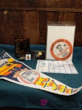 Misc Sports Pins, Ashtray, Souvenirs