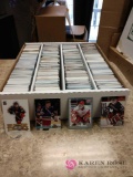 Collection of hockey player trading cards