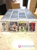 Collection of sleeved hockey Stars cards