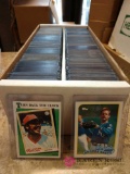 Lot of sleeved baseball cards including turn back the clock