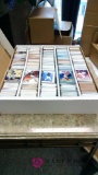 Large box of assorted baseball cards