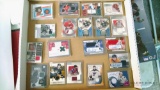 Lot of 19 hockey player jersey cards some signed