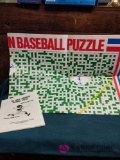 Vintage Baseball Crossword Puzzle