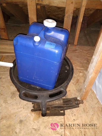 oil change tank and drain