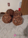 Four Home Goods Vine balls