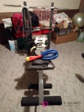 Weight bench with accessories